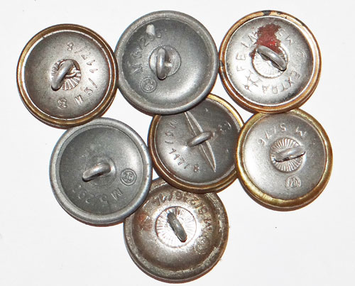GOLD Political Leader Overcoat Buttons