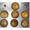GOLD Political Leader Overcoat Buttons