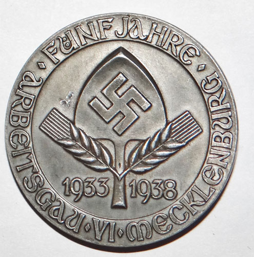 1933/1938 RAD Gau VI Mecklenburg Tinnie
