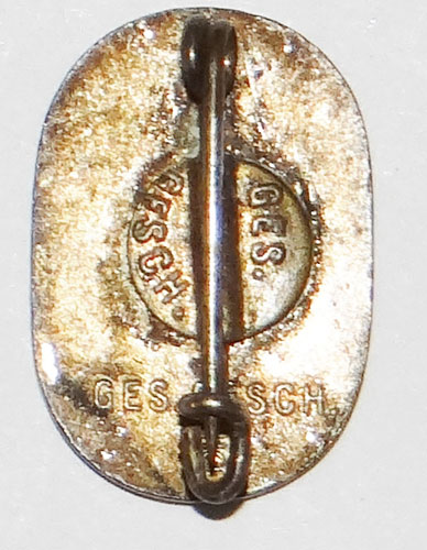 N.S.A.D. "Arbeits Dank" Enamel Membership Badge
