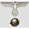 SA 2nd Pattern Silver Eagle for Kepi with Cap Button
