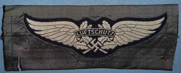 SHD-Luftschutz Cloth Insignia