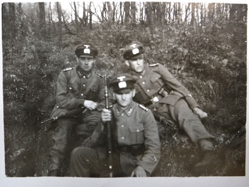 German Customs Black And White Photo