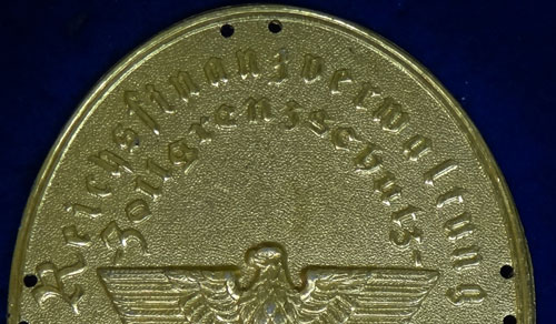 German Border Customs Officials Sleeve Shield