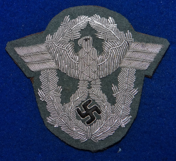 Police Officers Bullion Wire Sleeve Eagle