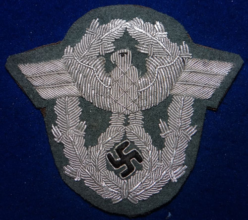 Police Officers Bullion Wire Sleeve Eagle