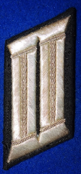 1936 Pattern Police Officers Collar Tab for "Veterinary"