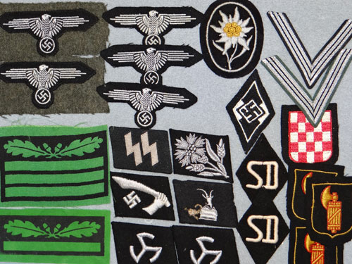 WSS-Hauptsturmfuhrer Sleeve Rank for Camouflage Clothing