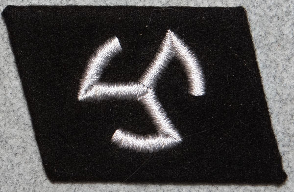 WSS 27. SS-Freiwlligen-Grenadier-Div. "Langemarck" Collar Tab WSS 27. SS-Freiwlligen-Grenadier-Div. "Langemarck" Collar Tab