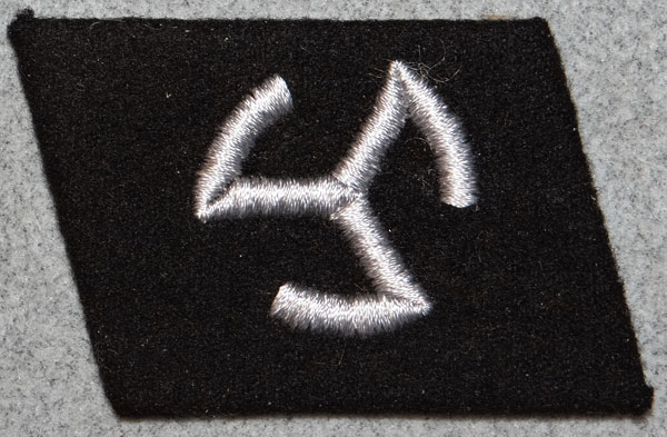 WSS 27. SS-Freiwlligen-Grenadier-Div. "Langemarck" Collar Tab WSS 27. SS-Freiwlligen-Grenadier-Div. "Langemarck" Collar Tab