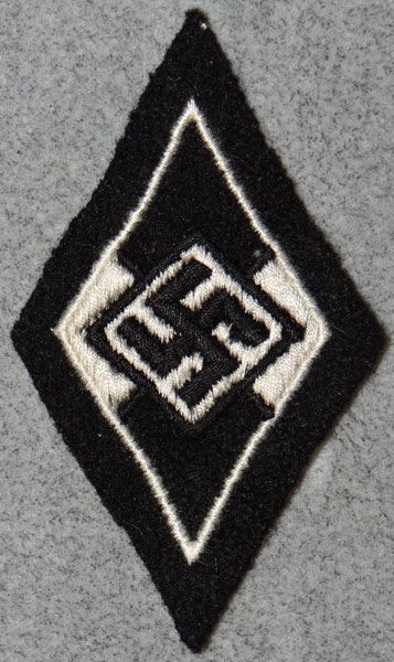 Former Member of the Hitler Youth Sleeve Diamond Assigned to the SS