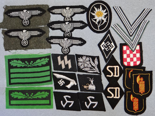 Former Member of the Hitler Youth Sleeve Diamond Assigned to the SS