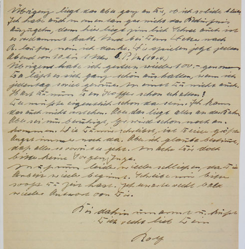 1943 Dated Letter with SS-Feldpost Ink Stamps
