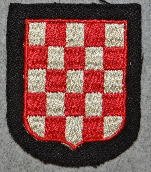 WSS Croatian Volunteer's Sleeve Shield WSS Croatian Volunteer's Sleeve Shield