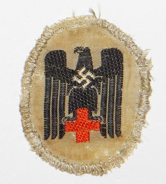 2nd Pattern Red Cross Cloth Cap Insignia 2nd Pattern Red Cross Cloth Cap Insignia