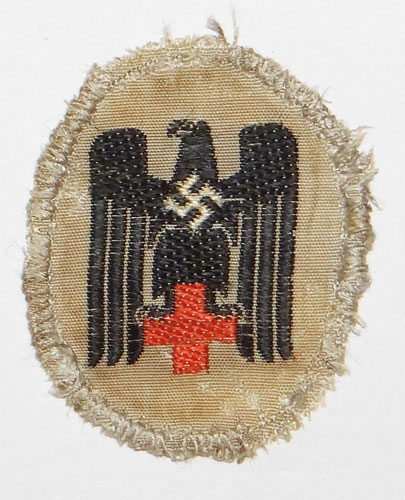 2nd Pattern Red Cross Cloth Cap Insignia