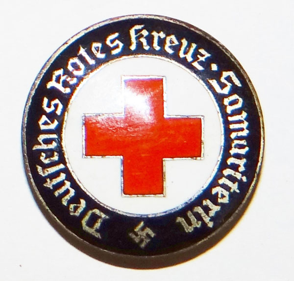 DRK "Red Cross" Enamel Samaritan’s Service Brooch