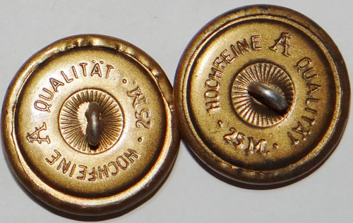 Reichspost Tunic Buttons