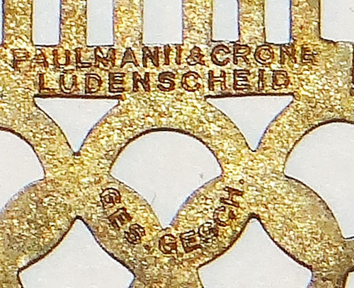 1936 Olympic Games Commemorative Enamel Badge