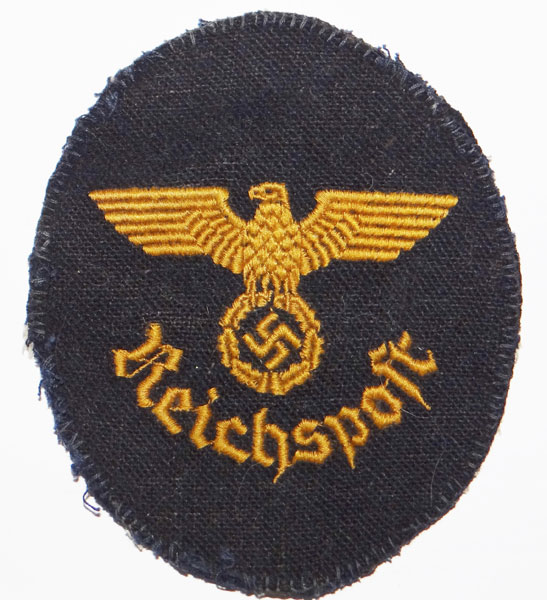 "CUT OFF" Reichspost Sleeve Eagle "CUT OFF" Reichspost Sleeve Eagle