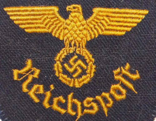 "CUT OFF" Reichspost Sleeve Eagle