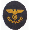 "CUT OFF" Reichspost Sleeve Eagle