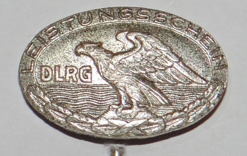 DLRG SILVER "Leistungsschein" Stick Pin Badge