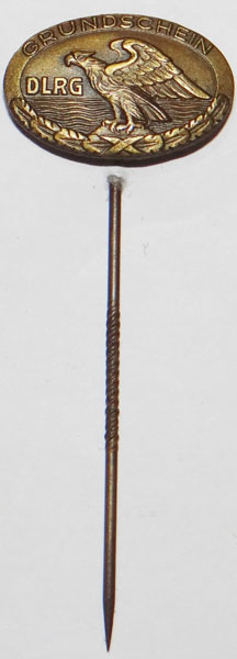 DLRG BRONZE "Grundschein" Stick Pin Badge