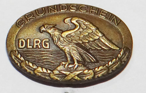DLRG BRONZE "Grundschein" Stick Pin Badge