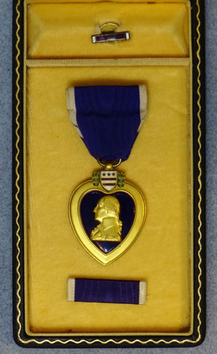 WW II Cased "Purple Heart" Medal