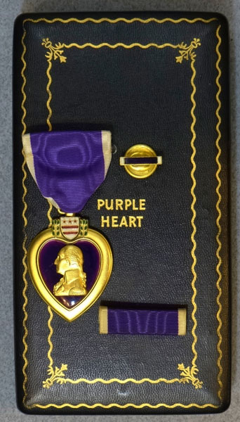 WW II Cased "Purple Heart" Medal