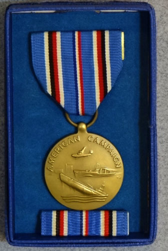 Boxed WW II "American Campaign" Medals