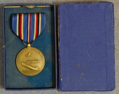Boxed WW II "American Campaign" Medal
