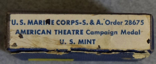 U.S. Marine Corps Boxed WW II "American Campaign" Medal