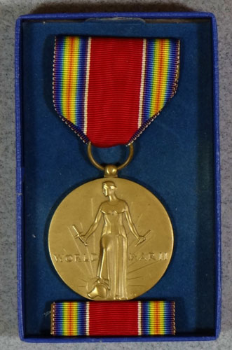 Boxed WW II "Victory" Medal