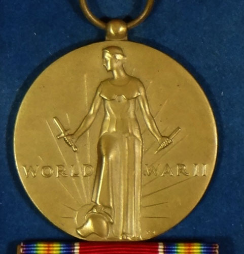 Boxed WW II "Victory" Medal