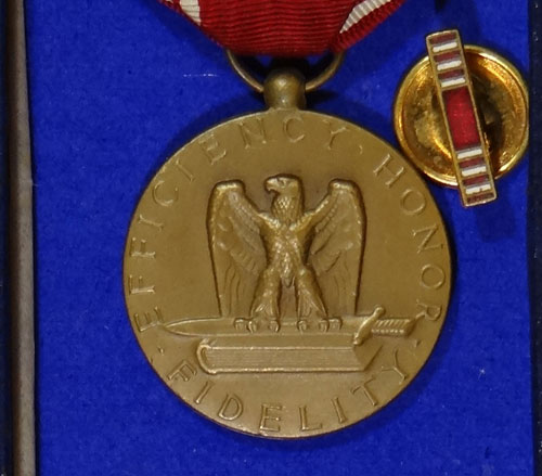 Boxed WW II "Army Good Conduct" Medal