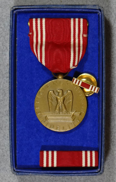 Boxed WW II "Army Good Conduct" Medal