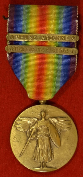 WW I "Victory" Medal with Two Bars