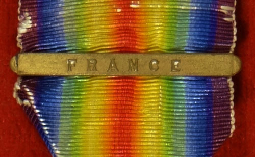 WW I "Victory" Medal with FRANCE Bar