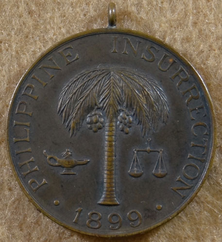 Spanish American War U.S. Army 1899 Philippine Insurrection Medal