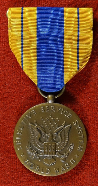 WW II U.S. "Selective Service" Medal