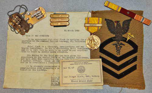 WW II U.S. Navy Pharmacist's Mate Chief Petty Officer Group