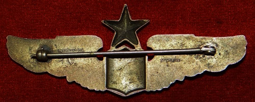 WW II 3 Inch Pin Back "Senior Pilot" Wing