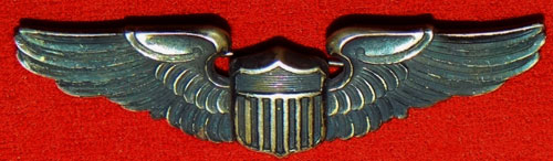 WW II 3 Inch Pin Back Pilot Wing