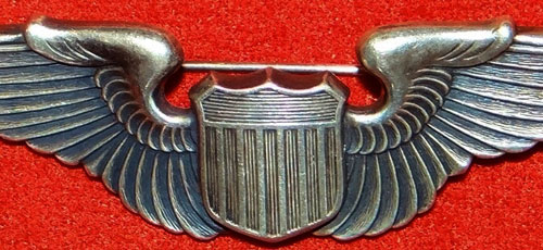 WW II Pin Back 3 Inch "Pilot" Wing