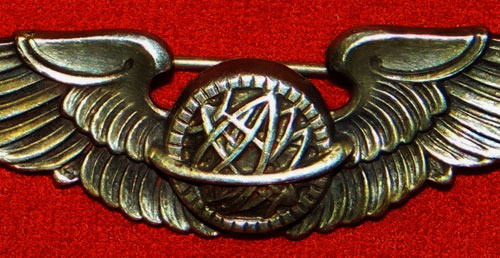 WW II "Navigator" 3 Inch Pin Back Wing by Amico