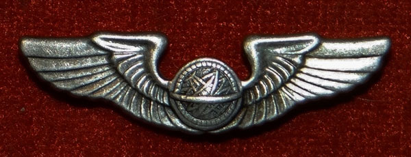 WW II "Navigator" 1-3/8 inch Pin Back Wing