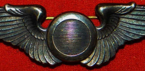 WW II "Combat Observer & Aircraft Observer" 3 inch Pin Back Wing