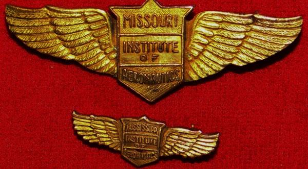 WW II "Instructor" Wings "Set of Two"